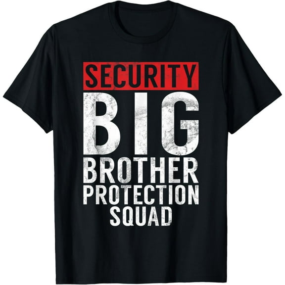 Security Big Brother Protection Squad Vintage Retro Gifts Men Women T-Shirt