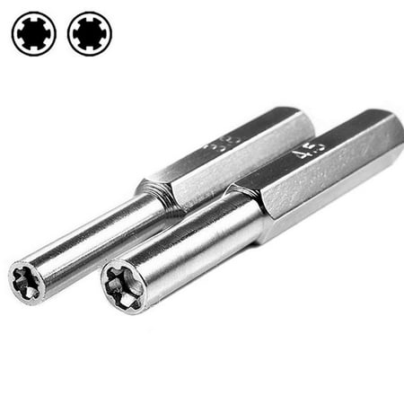 Security Bit Steel SET 3.8mm + 4.5mm Security Bit Screwdriver Tool (7cm Length) Open NES SNES N64 Super Nintendo 64 Cartridges & Systems
