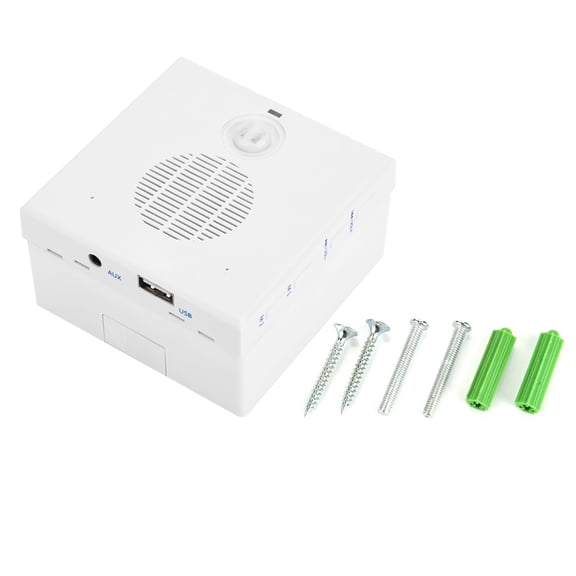 Slatcetga Security Body PIR Infrared Motion Sensor Detector Doorbell Wall PIR Detector Voice Reminder