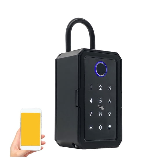 Security Boxes Password Smart Fingerprint Digital Electronic Portable Lock ,Compact Design