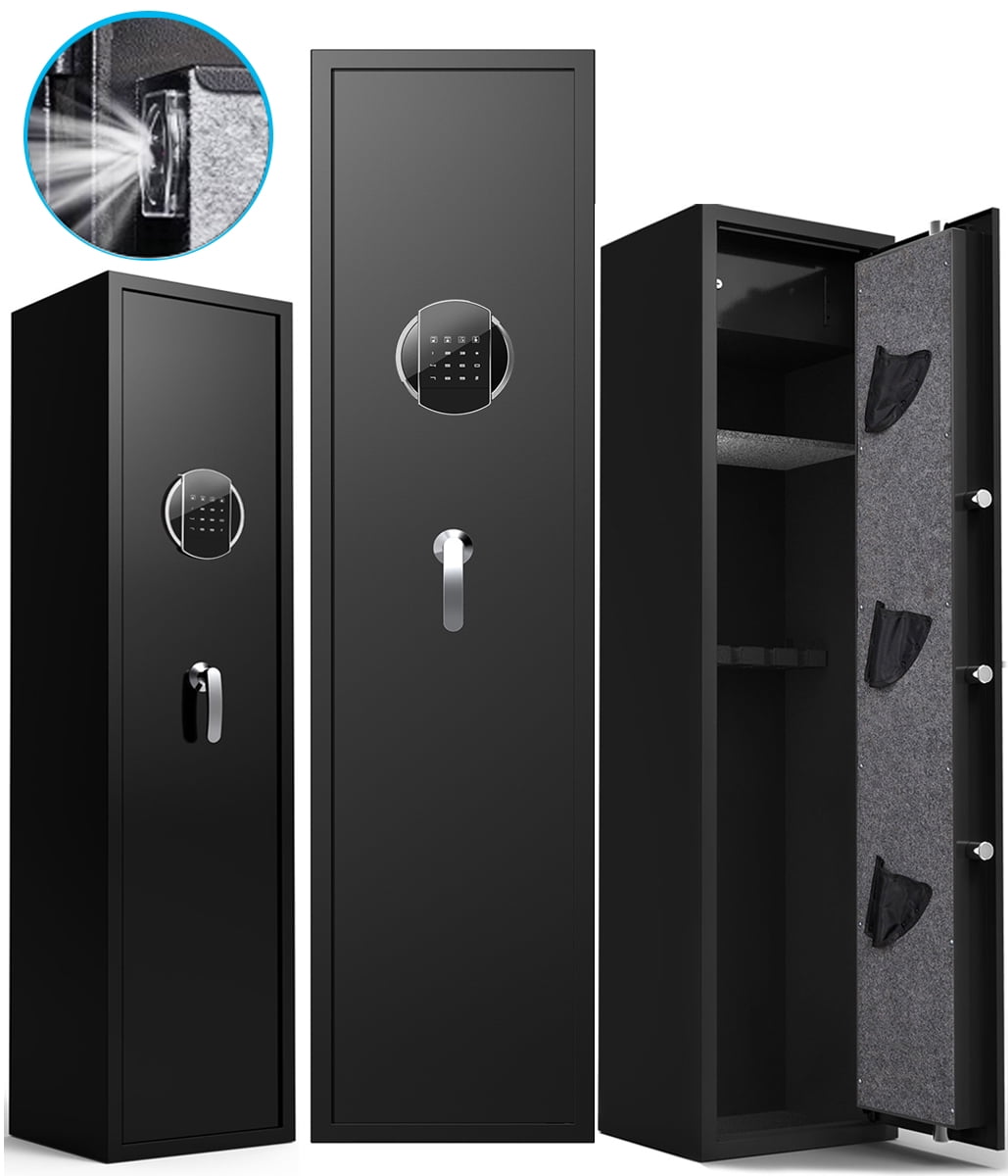 Security for Gun, Electronic Gun Safe Storage for 5 Long Gun