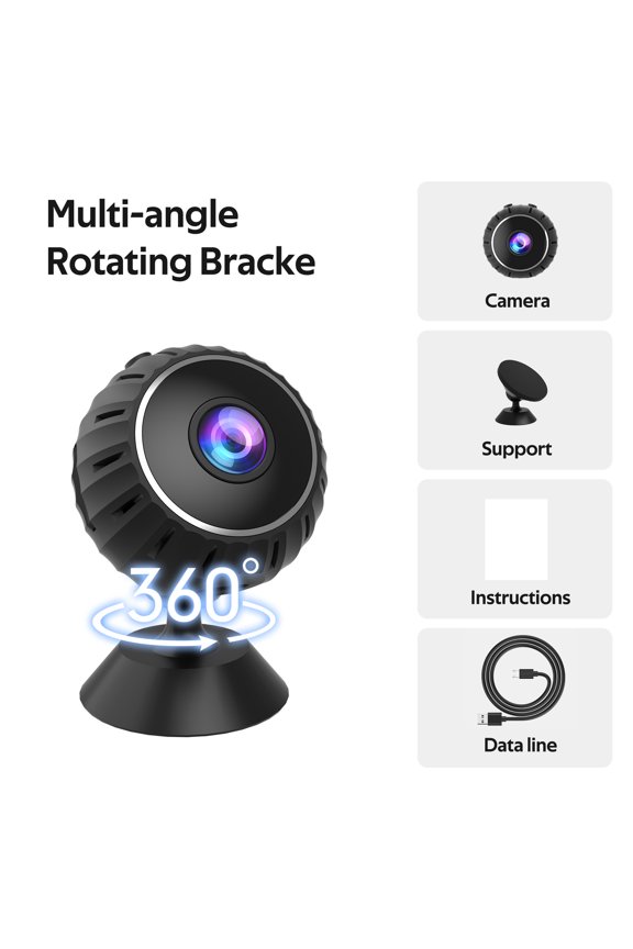 Security Camera, 2025 New Mini Wifi Camera 1080p HD Night Version Camera Video Recorder Voice Surveillance Home Security Wireless Mini Camcorders