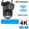 thumbnail image 1 of Security Camera, 8K 16MP IP Camera 20X Zoom PTZ Outdoor Wireless Security Camera Four Lens CCTV Cam 4K Video Surveillance Cameras Smart Home HD Night Vision, 1 of 7