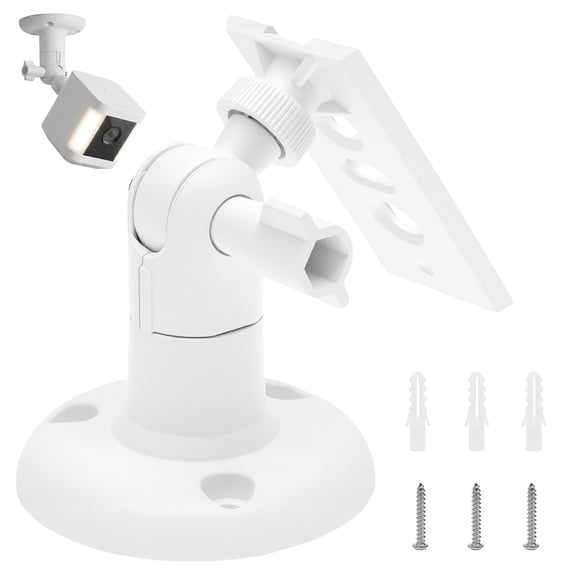 Security Camera Bracket Wall Mount Compatible with Stick Up Cam 360 Adjustable for Indoor Outdoor
