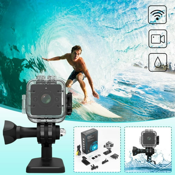 Security Camera Clearance, SQ12 Camera Outdoor Sports Camera Infrared Night Vision Wireless Wifi Network Camera