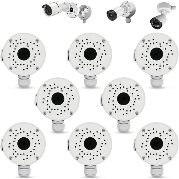 Security Camera Junction Box Universal Bullet Security Camera Mount Bracket, IP66 Waterproof Junction Box for IP Camera