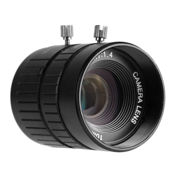 Security Camera Lens 25mm 10MP HD CCTV Manual Aperture Lenses with C Mount High Resolution Professional Surveillance Video System (25mm / 0.98 inches)