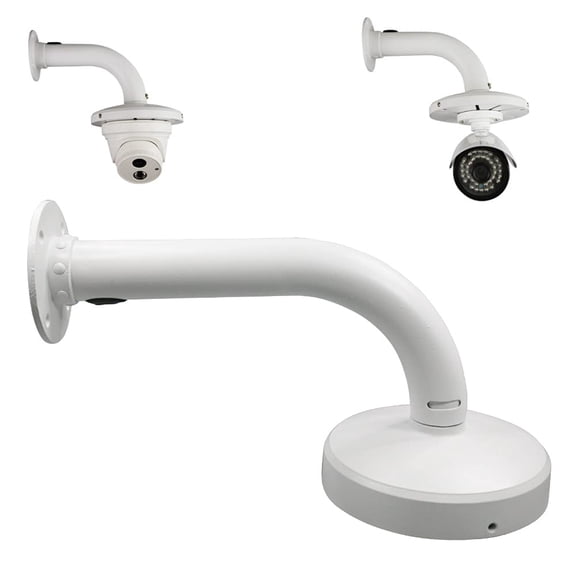 Security Camera Mount Bracket Universal Wall For Cctv & Ip Cameras J Type (12.5 Inch)