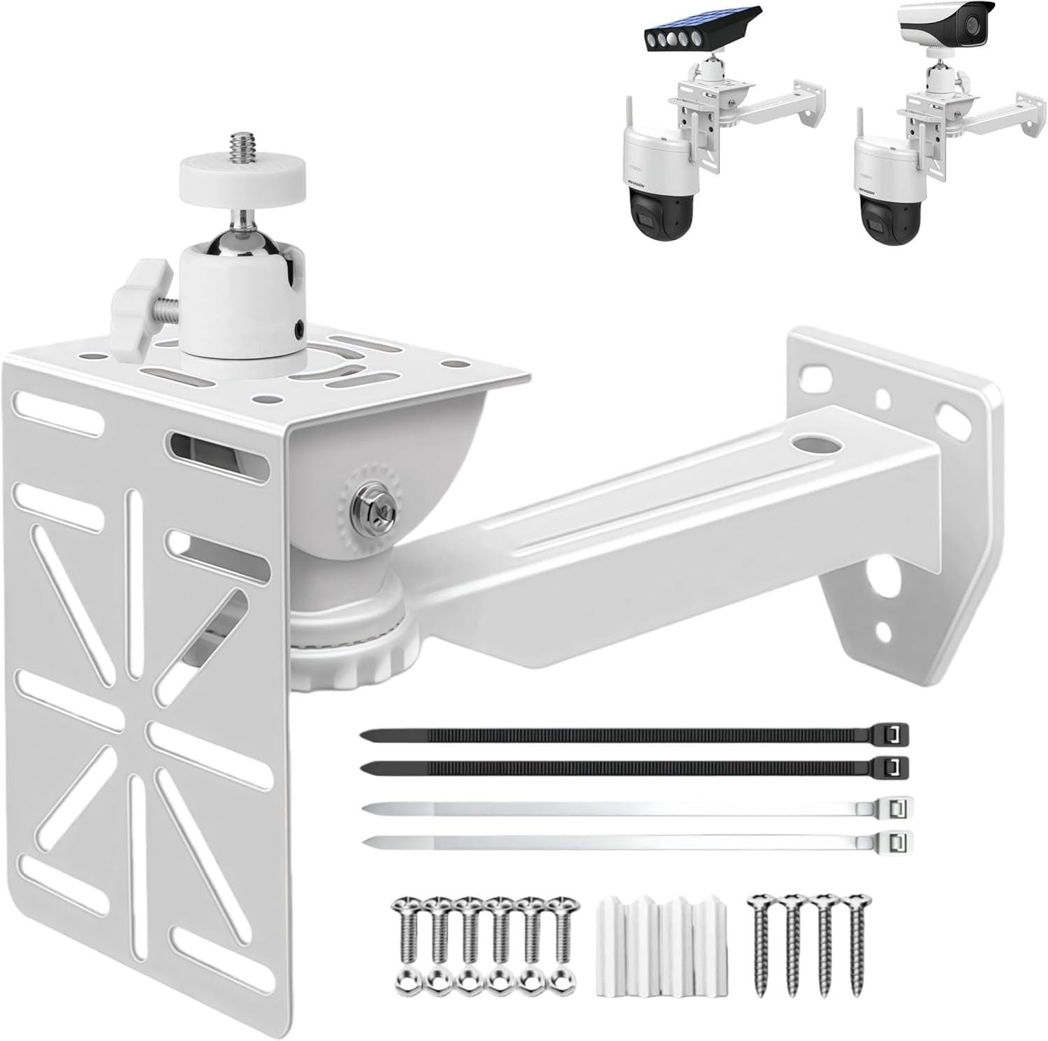 Camera Fixture Security Camera Mount System - Modular 3-in-1 Adjustable Outdoor ...