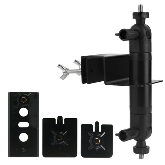 Security Camera Mounting Bracket With 360 Degree Rotation Stainless Steel Gutter Installation For Solar Powered Cameras
