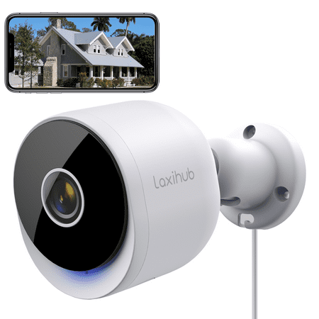 Security Camera Outdoor 2K Arenti, 3MP Resolution,Color Night Vision,2-Way Talk,AI Motion Detection Siren Alarm,Cloud&SD Card Storage Weather-Proof Bullet Camera