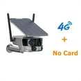 Security Camera Outdoor, 8MP 4G Solar Camera Outdoor HD Dual Lens 4X