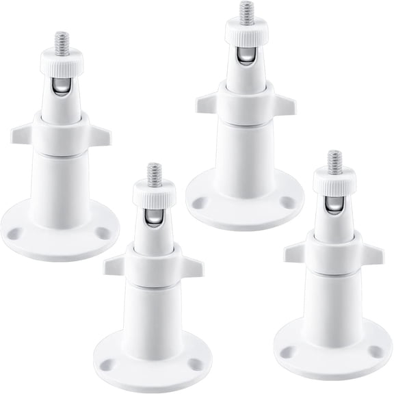 Security Camera Universal Mounting Bracket,Adjustable Indoor/Outdoor Security Wall Metal Bracket, Compatible with Arlo Pro/Pro 2/Pro 3/Pro 4/Ultra/Ultra 2, & with Stick Up Cam Battery (4 Pack)