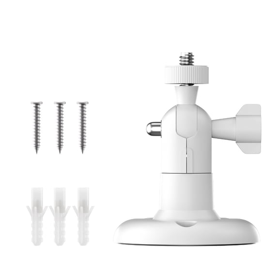 Security Camera Wall Holder with Adjustable 1/4in Thread Mount