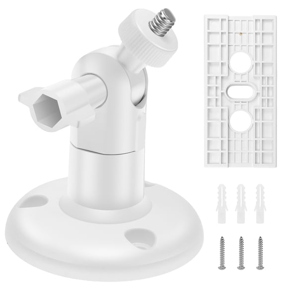 Security Camera Wall Mount Compatible with Stick Up Cam 360° Adjustable Security Camera Bracket with Screws Wall Plugs for Indoor Outdoor