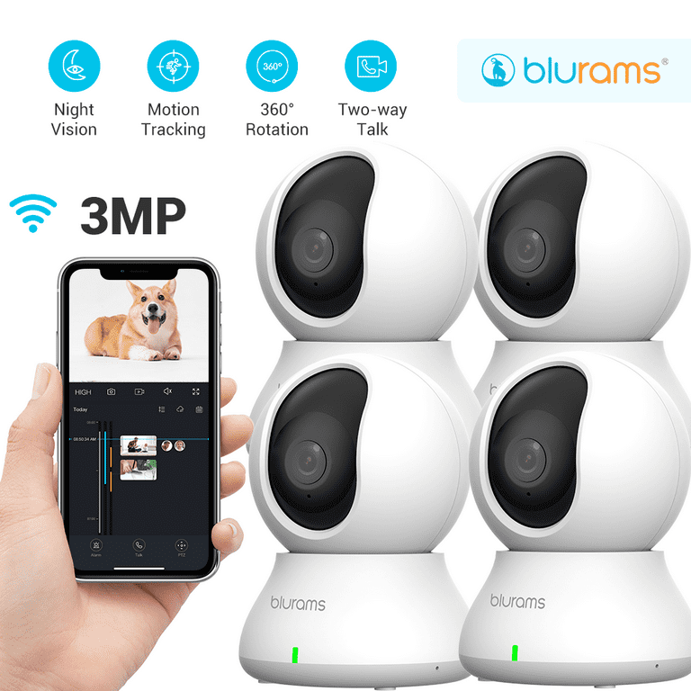 Security Camera 2K, blurams Baby Monitor Dog orders Camera 360-degree for Home Security