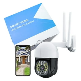 Diktook Home Surveillance Security Camera Wireless WiFi with Night Vision 1080p HD Mini Indoor Camera, Size: 43*43*25mm, Black