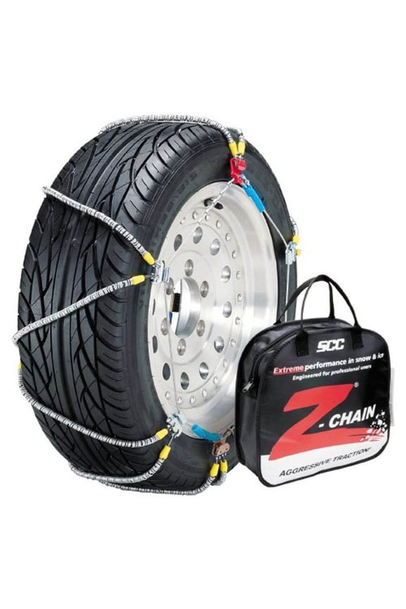 Security Chain Z547 Z Chain Passenger Car Truck Snow Traction Tire Chain, Pair