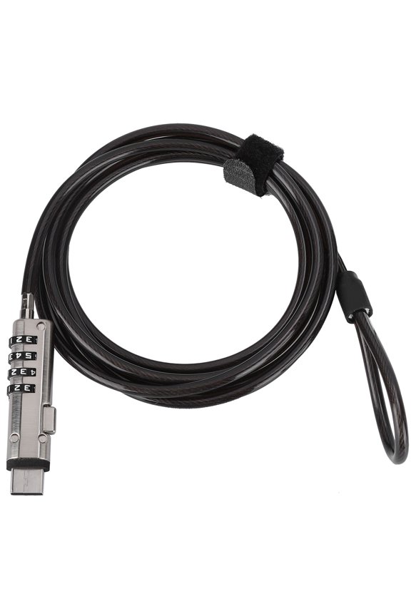 Security Computer Security Cable Lock Latop Lock, Password Unlock 4 Digital For Desktop Computer Security