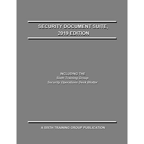 Security Document Suite, 2019 Edition Paperback