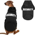 thumbnail image 1 of Security Dog Hoodie- Dog Sweatshirt with Leash Hole and Pocket, Warm Fleece Clothes for Winter Cold Weather, Pet Apparel, Dog Costume for Small Medium Large Dog, 1 of 10