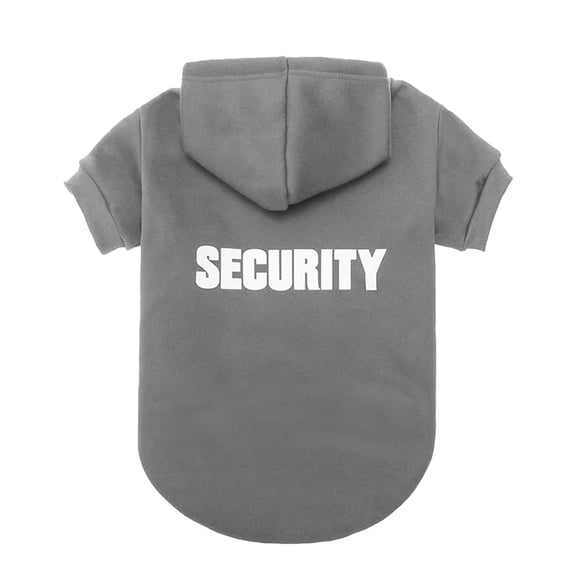 Security Dog Pullover Hoodie for Dogs to Large Dogs for Outdoor Use Sweater Windproof Thick Vest Halloween