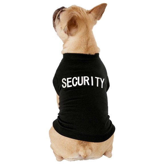 Security Dog Shirts Small Dogs Puppy Security Clothes Boy Dog T Shirt Chihuahua Clothes xs s m l