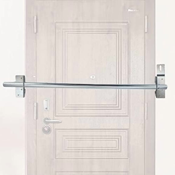 Security Door Bar Door Stopper Door Barricade Security Bar Home Defense Security Devices for Front Door-44 inch