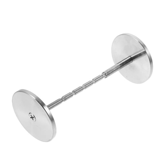 Security Door Decorative Cover Latch Plate Round Colodial Silver Silverdene Stainless Steel