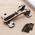 thumbnail image 1 of Security Door Lock, Yannianjz Heavy Duty Door Security Lock, Rocker Bar Door Guard for Home Hotel Apartment, Alloy Construction, Easy to Install, Extra Protection, Anti-Theft, 1 of 6