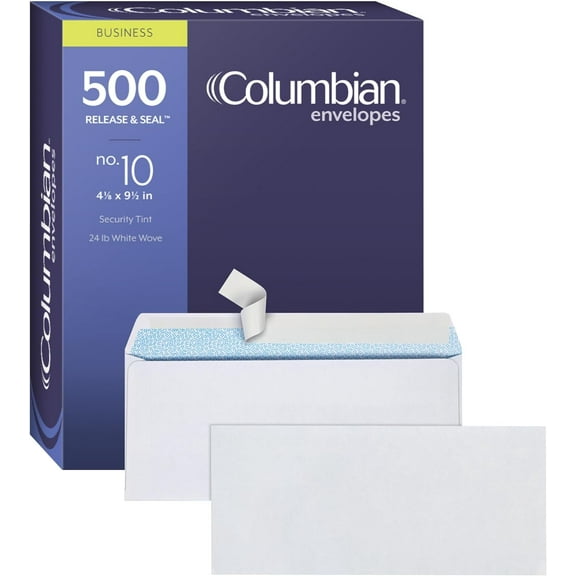 Security Envelopes, 500 Pack, Self Seal Envelopes for Home, School, and Business Mailings, No Window, 4-1/8 x 9-1/2 Inches, Durable 24 lb White Paper