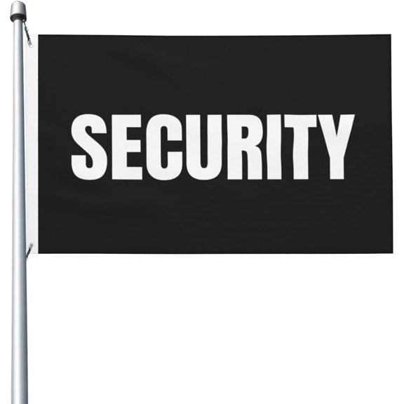 Security Flag 3x5 Ft Double Sided Outdoor Flag,Yard & House Banner For Indoor Outdoor Decoration