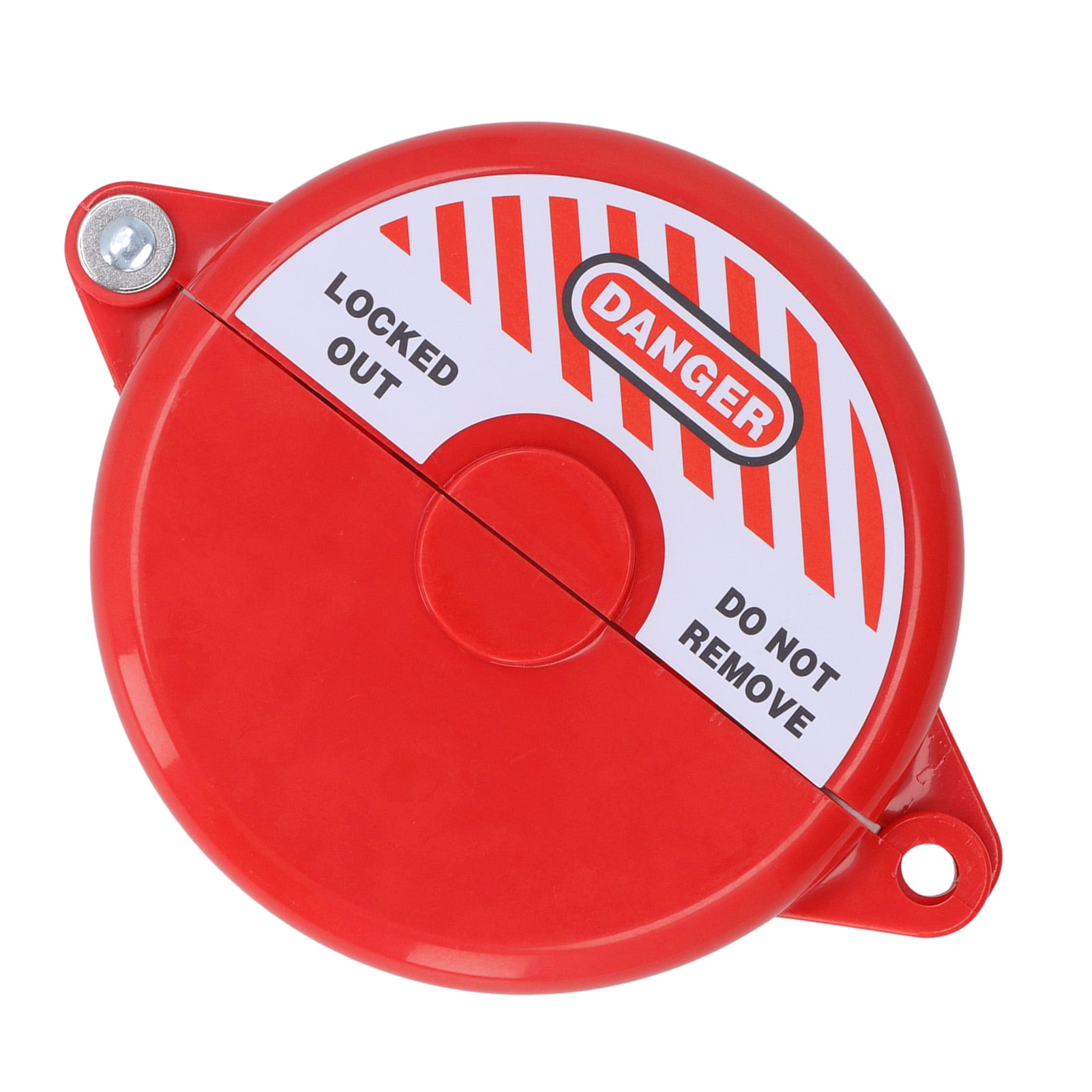 Security Gate Lock, ABS Plastic Valve Lockout Device Red For 2.55in