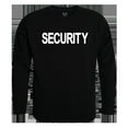 thumbnail image 1 of Security Graphic Crew Neck Sweatshirt, Black - Medium, 1 of 1