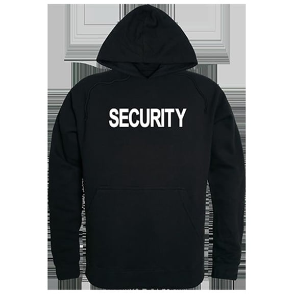 Security Graphic Pullover Sweatshirt, Black - Extra Large