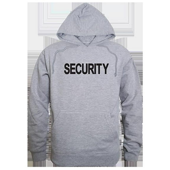 Security Graphic Pullover Sweatshirt, Heather Grey - Medium