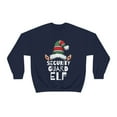 thumbnail image 1 of Security Guard Elf Unisex Sweatshirt, S-2XL Christmas Holidays Xmas Elves, 1 of 9