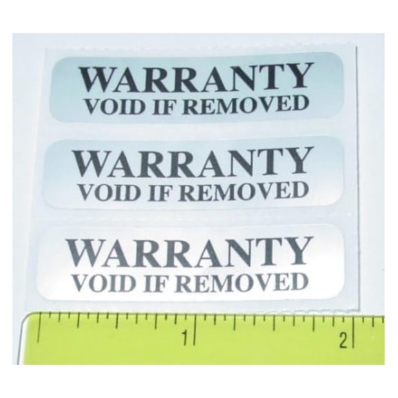 Security Label. Warranty Void Tamper Evident Seal / Labels by