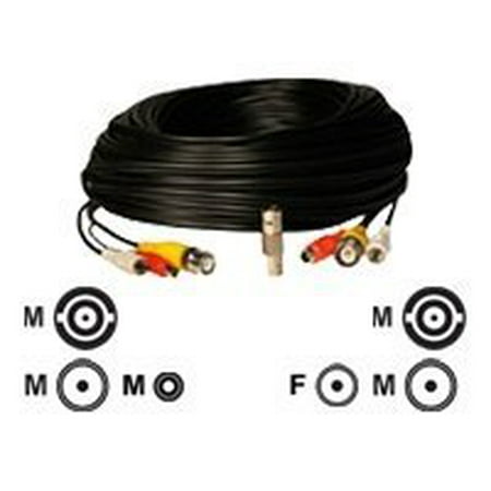 Security Labs SLA42 100' Rca Audio / Bnc Video / 2.1Mmdc Power Extension Cable - Black