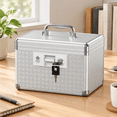 Security Lock Box With Keys Aluminum Alloy Frame Medication - Walmart.com