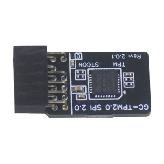 Security Module Board For TPM2.0 (12-1 Configuration) SPI 2.0 Conection Support PCB Adapter Board for Secure Computer