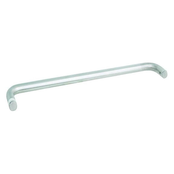 Security Mont Hard Single Sided Towel Bar 20 Inch Glass Brushed Finish for and Residential Frameless Heavy Glass Shower Doors