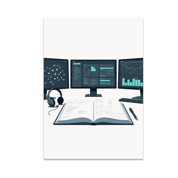 Security Operations Center Notes Poster, SOC Analysts, Cybersecurity Learning Spaces, and Tech Enthusiasts, 13x19 Glossy Paper