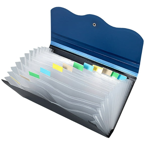 TABLZONE Expandable Accordion Folder with Multiple Compartments for Office Document Storage