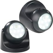 Security Porch Light, Motion Sensor Light, Dimmable LED, Auto On/Off Wireless LED Lights, With 180 Degree Motion Detection Range, For Indoor And Outdoor Wet Areas 2 PCS