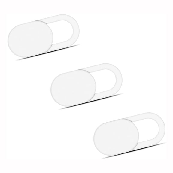 Security Privacy Camera Cover for iPad Pro 12.9 (2022 6th Gen)/(2021 5th Gen) - Blocker Webcam Closure White