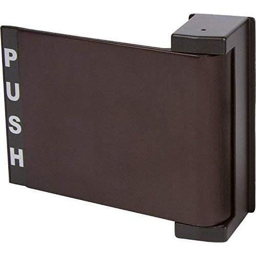 Security PushPull Paddle Door Handle LeftHanded In Bronze Finish