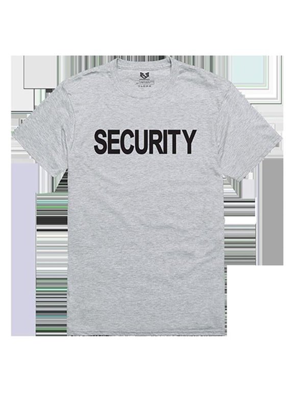 Security Relaxed Graphic Tee - Heather Grey - Large