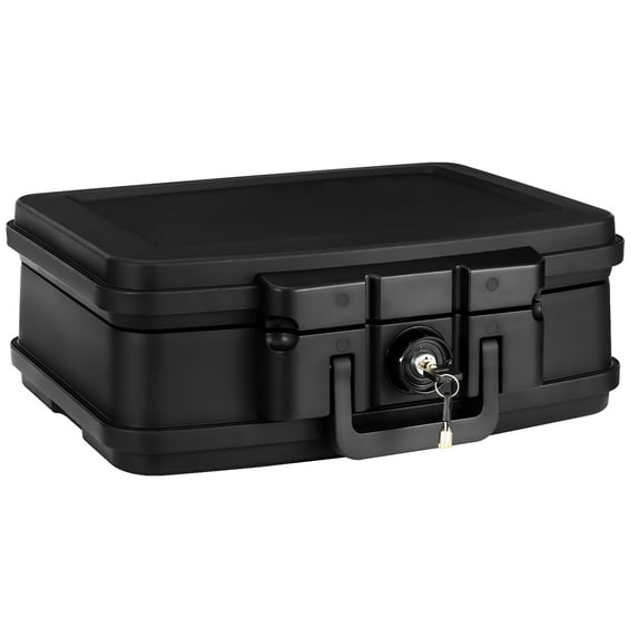 Security Safe Box Lock Chest Document Organizer Fireproof Waterproof 0.25 cu.ft.