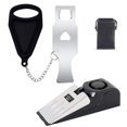 thumbnail image 1 of Security Safety Door Lock & Door Stop Alarm for Hotel Travel Portable W/ Pouch Unbranded, 1 of 5
